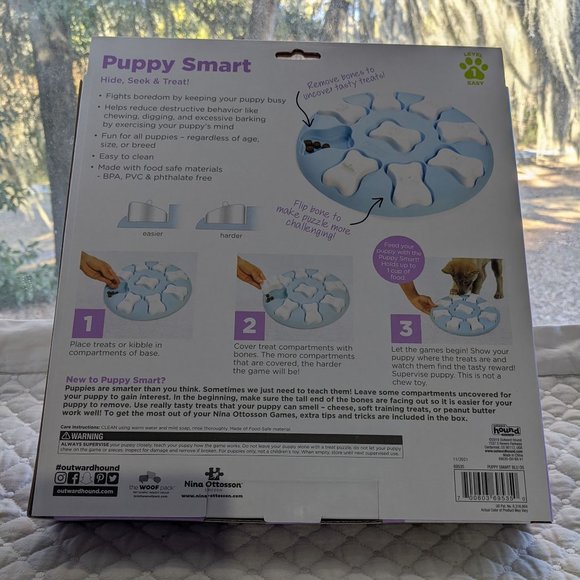 NIB-Outward Hound Puppy Smart hide & seek dog puzzle created by Nina Ottosson - Picture 2 of 6